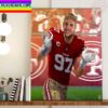 Nick Bosa Is The 2022 AP Defensive Player Of The Year Home Decor Poster Canvas