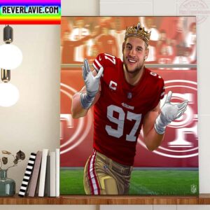 Nick Bosa Is 2022 NFL Defensive Player Of The Year Home Decor Poster Canvas