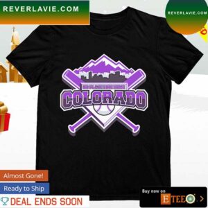 No place like home Colorado Baseball T-shirt