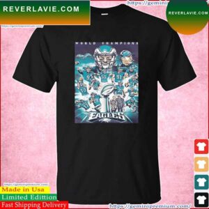 Official Philadelphia Eagles Champions 2023 T-Shirt