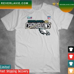 Official Philadelphia Eagles Super Bowl LVII Champions Trophy Collection T-Shirt