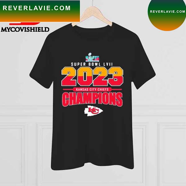 Official Super Bowl LVII 2023 Kansas City Chiefs Champions hot T-shirt Official Super Bowl LVII 2023 Kansas City Chiefs Champions hot T-shirt
