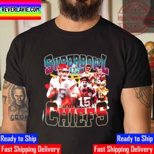 Patrick Mahomes And Kansas City Chiefs Champions NFL 2023 Super Bowl LVII Unisex T-Shirt
