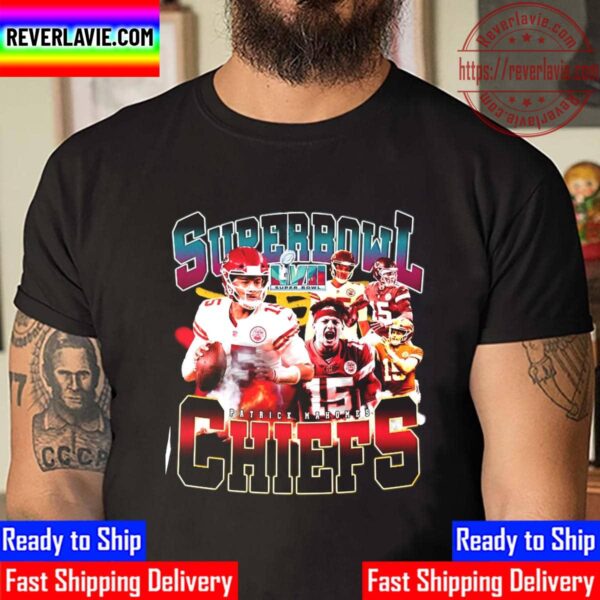 Patrick Mahomes And Kansas City Chiefs Champions NFL 2023 Super Bowl LVII Unisex T-Shirt