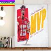 QB Kansas City Chiefs Patrick Mahomes II Is 2022 NFL MVP Home Decor Poster Canvas