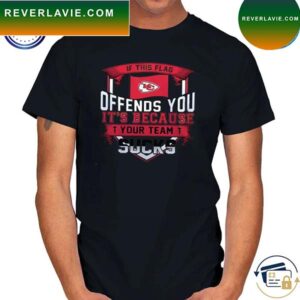 Patrick Mahomes If This Flag Offends You It Is Because Your Team Bad Kansas City Chiefs Super Bowl Champion 2023 T-Shirt