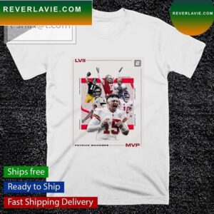 Patrick Mahomes MVP LVII poster T-shirt