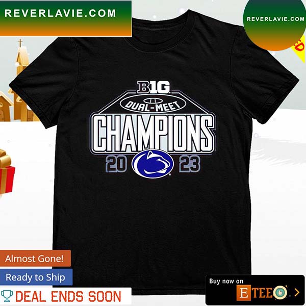 Penn State Nittany Lions 2023 Big Ten Dual Meet champions T-shirt Penn State Nittany Lions 2023 Big Ten Dual Meet champions T-shirt