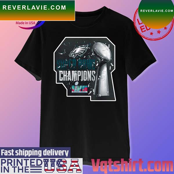 Philadelphia Eagles 2022 Super Bowl LVII Champions Locker Room T-shirt Philadelphia Eagles 2022 Super Bowl LVII Champions Locker Room T-shirt
