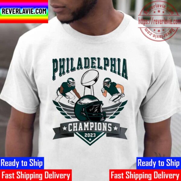 Philadelphia Eagles Are 2023 Super Bowl LVII Champions Eagle 2023 Go Eagles Unisex T-Shirt