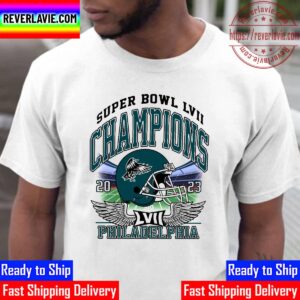 Philadelphia Eagles Are Super Bowl Champions 2023 Super Bowl LVII 57 Unisex T-Shirt