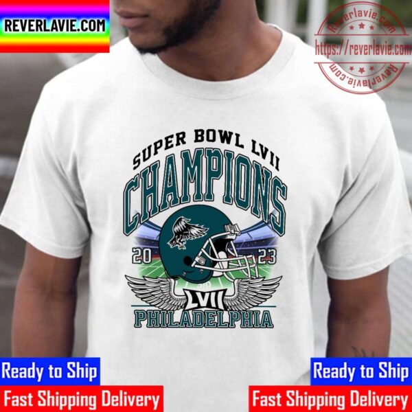Philadelphia Eagles Are Super Bowl Champions 2023 Super Bowl LVII 57 Unisex T-Shirt