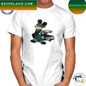 Philadelphia Eagles Mickey Football Car 2023 T-Shirt
