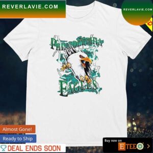Philadelphia Eagles lightning T-shirt