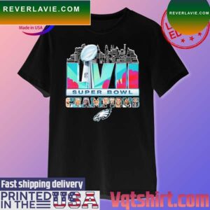 Philadelphia Eagles team Super Bowl LVII 2023 SB Champions T-shirt