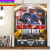Philadelphia Stars In The 2023 USFL College Draft Select CB Destin Mack Home Decor Poster Canvas