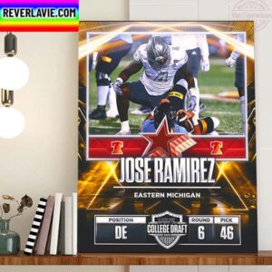 Philadelphia Stars In The 2023 USFL College Draft Select DE Jose Ramirez Home Decor Poster Canvas