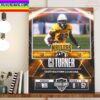 Pittsburgh Maulers In The 2023 USFL College Draft Select CJ Turner Home Decor Poster Canvas