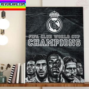 Real Madrid Are FIFA Club World Cup Champions Home Decor Poster Canvas