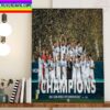 Real Madrid Are FIFA Club World Cup Titles Champions Home Decor Poster Canvas