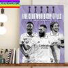 Real Madrid Are FIFA Club World Cup Morocco 2022 Winner Home Decor Poster Canvas
