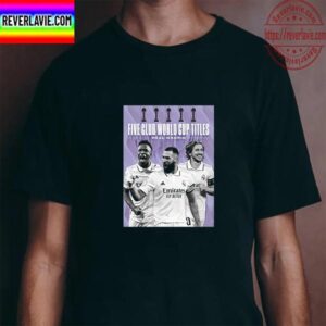 Real Madrid Are FIFA Club World Cup Titles Champions Unisex T-Shirt