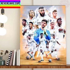 Real Madrid Are The 2022 FIFA Club World Cup Champions Home Decor Poster Canvas