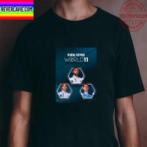 Real Madrid Players In The 2022 FIFA FIFPRO Mens World 11 Unisex T-Shirt