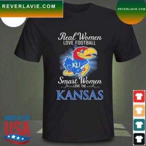 Real women love baseball smart women love the Kansas Jayhawks 2023 T-shirt