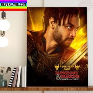 Rege Jean Page As Xenk The Paladin In The Dungeons And Dragons Honor Among Thieves Home Decor Poster Canvas