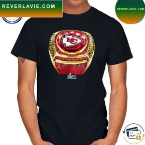 Ring won super bowl lvii champions Kansas city Chiefs 2023 T-shirt