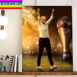 Sarina Wiegman Wins The Best FIFA Womens Coach 2022 Home Decor Poster Canvas