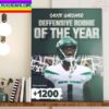New York Giants HC Brian Daboll Wins 2022 NFL Coach Of The Year Home Decor Poster Canvas