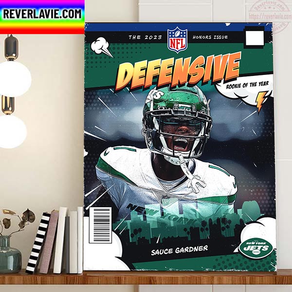 Sauce Gardner Is The 2022 Defensive Rookie Of The Year Home Decor Poster Canvas Sauce Gardner Is The 2022 Defensive Rookie Of The Year Home Decor Poster Canvas