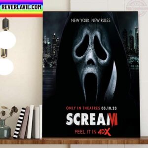 Scream VI 4DX Poster Home Decor Poster Canvas