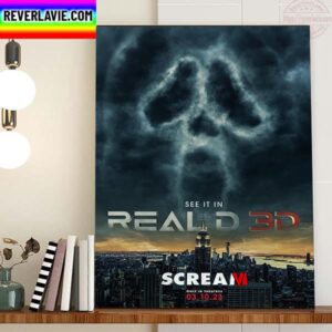Scream VI RealD 3D Poster Home Decor Poster Canvas