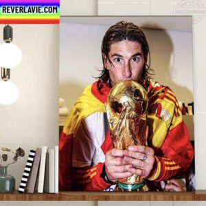 Sergio Ramos Has Announced His Retirement From International Football Home Decor Poster Canvas