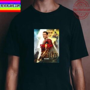 Shazam Fury Of The Gods Official Poster Unisex T-Shirt