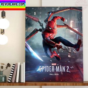 Spider Man 2 Fall 2023 Of Marvel On PS5 Home Decor Poster Canvas