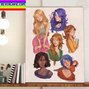 Stardew Valley Girls Fan Art Home Decor Poster Canvas