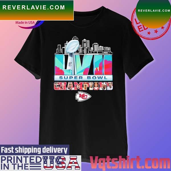 Super Bowl Champions Kansas City Chiefs Win Skyline T-shirt Super Bowl Champions Kansas City Chiefs Win Skyline T-shirt