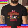 Super Bowl LVII 2023 Champions Are Kansas City Chiefs Champions Unisex T-Shirt