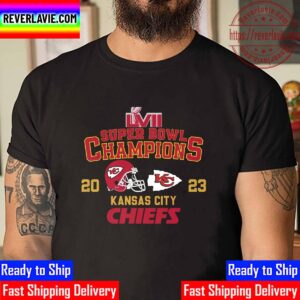 Super Bowl LVII 2023 Champions Are Kansas City Chiefs Champions Unisex T-Shirt