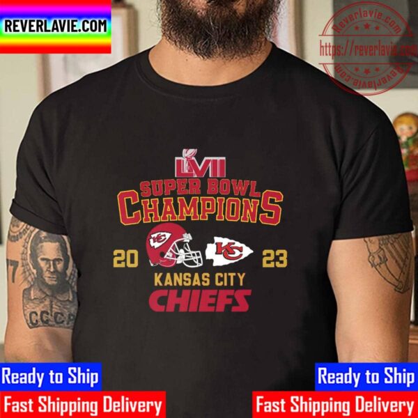 Super Bowl LVII 2023 Champions Are Kansas City Chiefs Champions Unisex T-Shirt