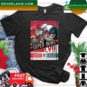 Super Bowl LVII 2023 Kansas City Chiefs vs Philadelphia Eagles NFL T-Shirt