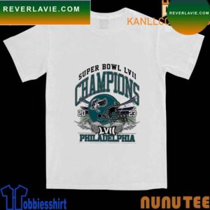 Super Bowl LVII Champions 2023 Philadelphia Eagles T-shirt