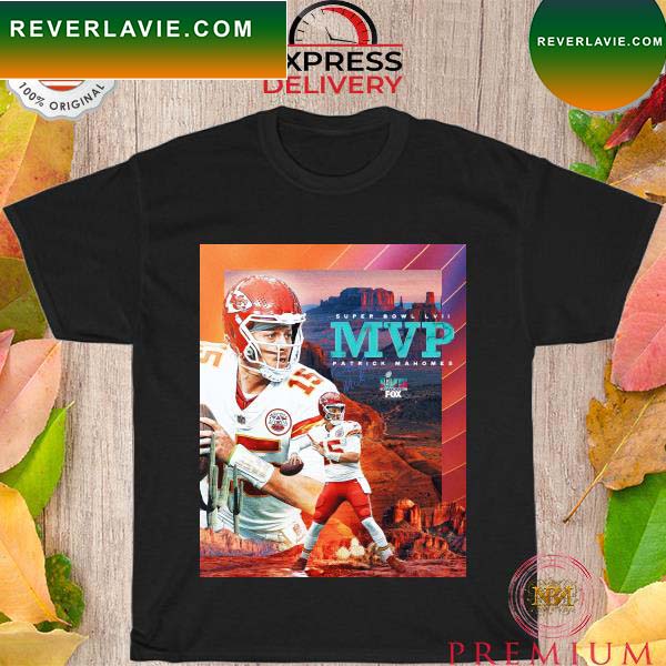 Super Bowl LVII MVP Patrick Mahomes signature T-shirt Super Bowl LVII MVP Patrick Mahomes signature T-shirt