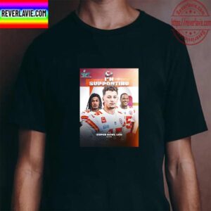 Supporting The Kansas City Chiefs In NFL Super Bowl LVII 2023 Unisex T-Shirt