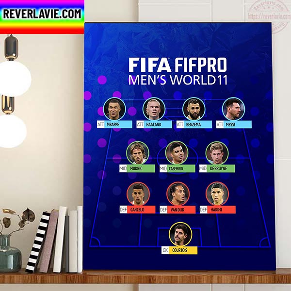 The 2022 FIFA FIFPRO Mens World 11 Home Decor Poster Canvas The 2022 FIFA FIFPRO Mens World 11 Home Decor Poster Canvas