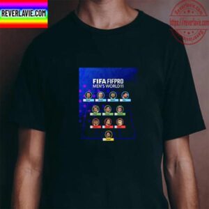 The 2022 FIFA FIFPRO Mens World 11 Unisex T-Shirt